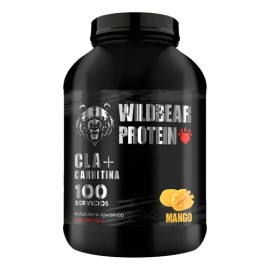 Cla Carnitina Polvo Wild Beard 1kg 100 Serv Sin Gluten Sabor Mango                                                                                    