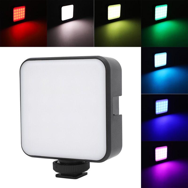 LED Camera Light Dimmable 2500K to 6500K 1200mAh Rechargeable Portable
