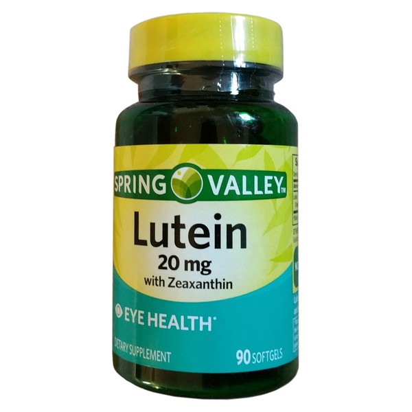 Spring Valley - Lutein 20 mg, 90 Softgels