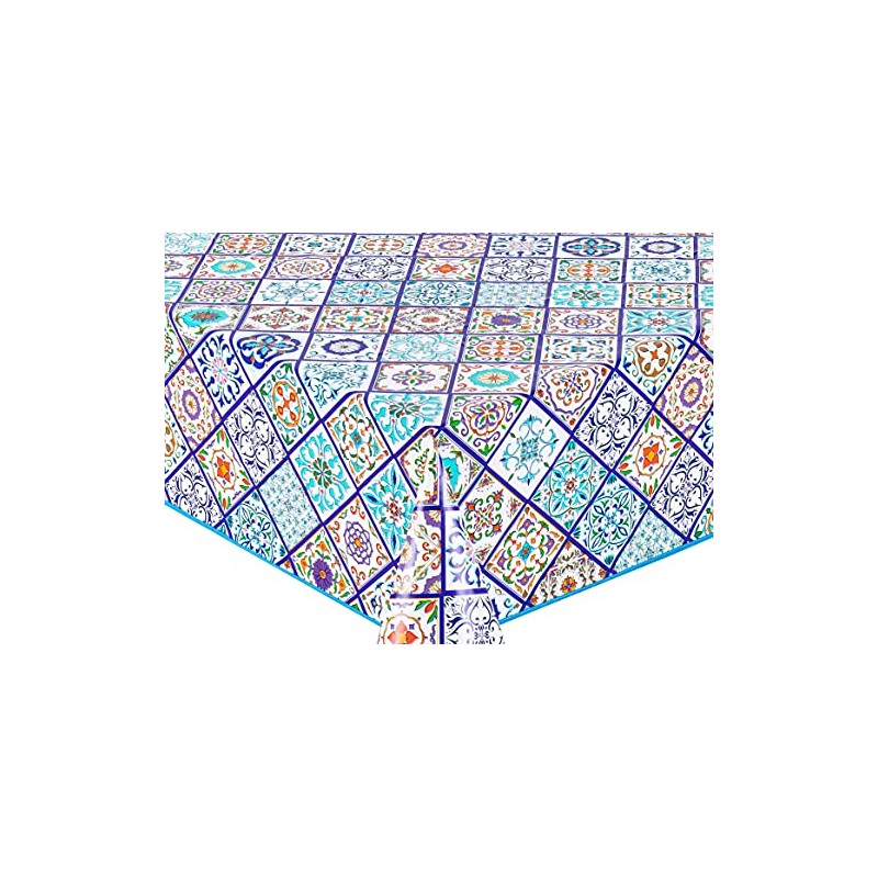 Home Direct Rectangular Oilcloth PVC Wipe Clean Tablecloth Table Cover