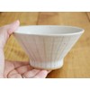 SS-U1-2004-0-01 Tableware East Cutaway Rice Bowl, Green Polka Dots