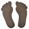 Flag Emotes Human Footprint Stepping Stone Pair Feet Cast Iron