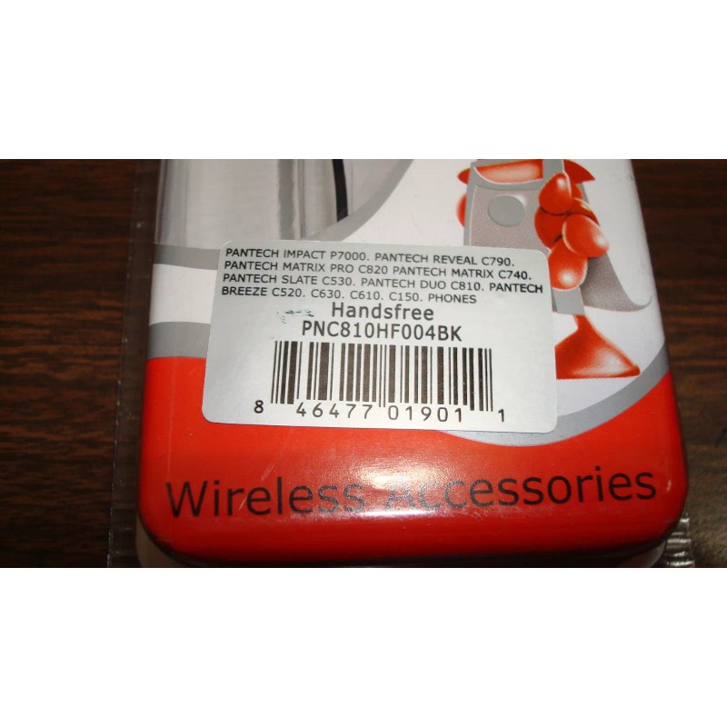 Generic New Black Earbud Handsfree Single Headset for Pantech Slate