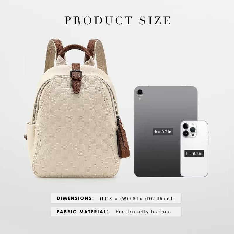 HKCLUF CN5037 Small Backpack Purse for Women Anti Theft Backpack