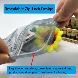 Anti Static Bags, 100pcs 5.9 X 7.9 inches Premium Resealable ESD Bags,Antistatic Bags for 3.5'' Hard Drive SSD HDD and Electronic Device