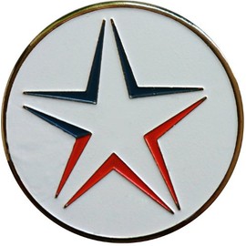 USA Golf Ball Markers Multiple Styles Available and Matching USA Golf Hat Clips Available (Patriotic Star)