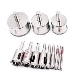 Diamond Hole Saw, Core Bit, Glass Tile, Drilling Carbide, 12 Pieces, 0.2, 0.2, 0.2, 0.2, 0.2, 0.2, 0.4, 1.6, 0.7, 0.7, 0.9, 0.8, 0.9, 0.8, 0.8, 2.9, 1.8, 0.8, 0.97, 0.9, 0