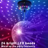 DGRIVERGOD Disco Ball Rotating Motor with Chain 5RPM-10RPM Adjustable Speed,Plug/Battery