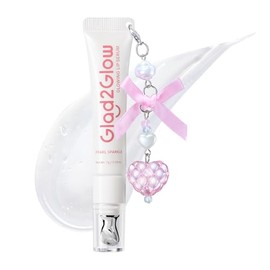 sérum labial 3 en 1 con efecto iluminador, bálsamo labial con color con VC-IP y Vitamin E, brillo ligero no pegajoso con charm a juego (04 Clear)