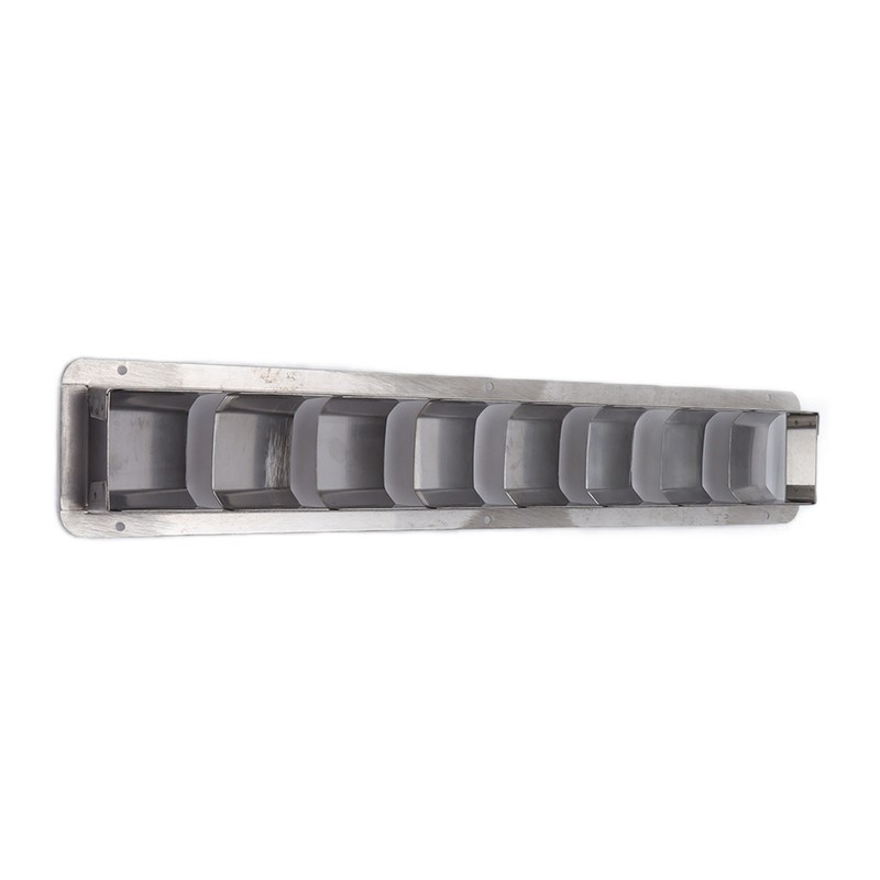 Marine Vent Grille Oblong Stainless Steel 8 Slots Grid Cover