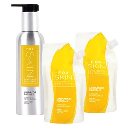 Kit Jabn Limpiador Facial  2 Refiles de Manzanilla, Todo Tipo de Piel, Limpieza Profunda Eliminando Impurezas, 200 ml cpz                             