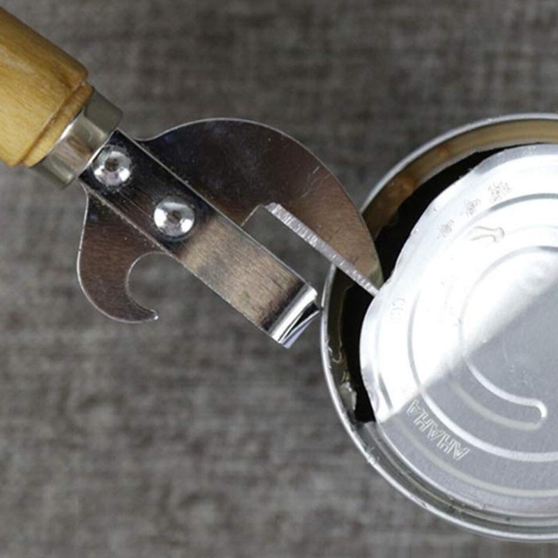 Safe Manual Metal Can Opener Side Cut Tin Lid Remover