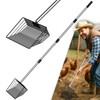 MENGBEI Chicken Poop Scooper, Lightweight Chicken Coop Sifter Shovel, Stainless