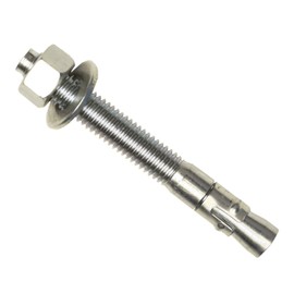 Wej-It Ankr-TITE AT Wedge Anchor, Carbon Steel, Zinc Plated Finish, Meets QQZ-325Z Type II Class 3 and GSA FFS-325 Group II Type 4 Class 1 Specifications, 3/4" Diameter, 4-1/4" Length, 2" Threaded Length (Pack Of 5)