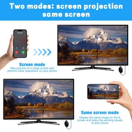 Wireless HDMI Dongle, 5G Miracast HDMI Dongle, Wireless Display Dongle, MpioLife 4K Full HD Miracast HiFi HDMI Dongle, Video Support for i-Phone/i-Pad/Android/i-OS/Windows/PC to TV/Monitor