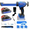 Leikius Electric Caulk Gun with LED Light, 6 Speed Adjustment