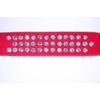 Pet Palace® "Debonair Doggy" (RUBY RED Medium) Suede Diamante Studded