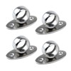 Antrader Stainless Steel Closet Rod Flange,0.75 Inch Dia. O-Shaped Curtain
