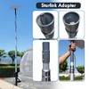 EEZ RV Products 10ft Retractable Aluminum Pole with Starlink Adapter