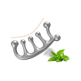 LittleMum Stainless Steel Claw Massager Tool Relieve Neck Pain, Leg Pain, Shoulder Pain, Handheld Deep Tissue Massager, Lymphatic Drainage Tool,Trigger Point Massager