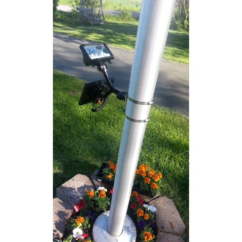 PolePalUSA Commercial Solar Flagpole Light