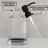 GLADPURE 2 Pack Soap Dispenser, 18 Oz Antique Design Thick