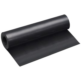 sourcing map Neoprene Rubber Sheet, 4 Feet 12 Inch x 0.06 Inch Solid Rubber Rolls Neoprene Solid Rubber Strips for DIY Gasket, Warehouse, Pads, Seals, Crafts, Flooring, Supports