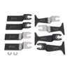 10Pcs Oscillating Saw Blades Universal Quick Release Tool Accessories Kit