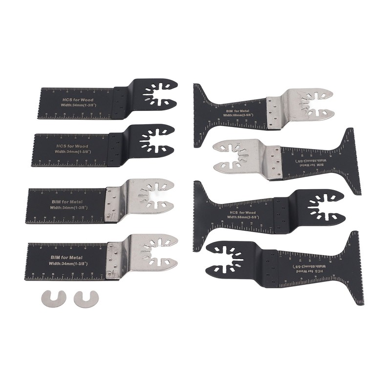 10Pcs Oscillating Saw Blades Universal Quick Release Tool Accessories Kit