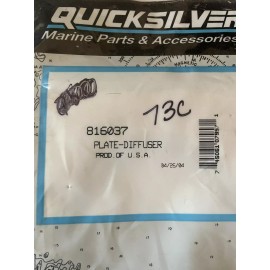 MerCruiser New Mercruiser Stern Drive Oem # 816037 Plate-Diffuser