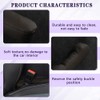 Zufoty 2PCS Car Seat Gap Filler, PU Leather Console Side