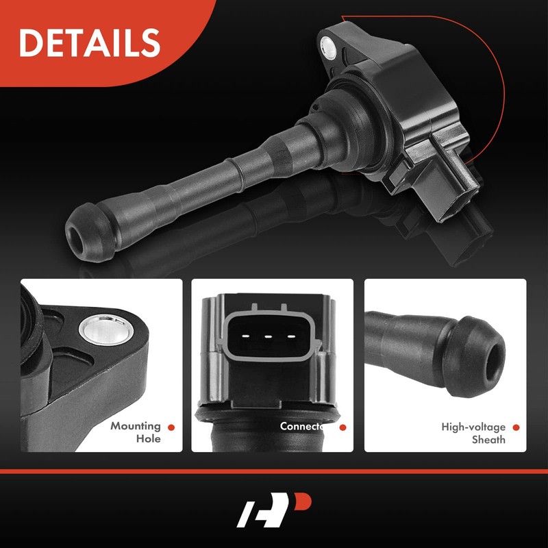 A-Premium Bobina de encendido compatible con Nissan Juke 2011-2017 Sentra