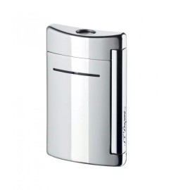 Dupont S.T. Dupont MiniJet Torch Flame Lighter, Chrome Grey, 10020 (010020), New In Box