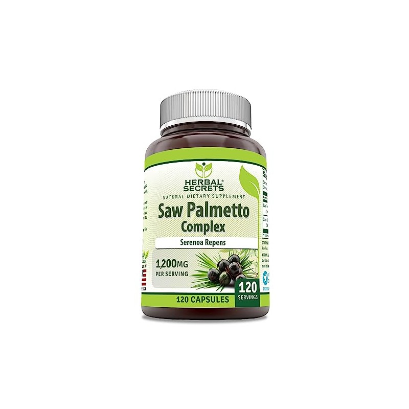 Herbal Secrets Saw Palmetto Complex Supplement | 1200 Mg |