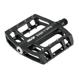 NC-17 Parent Title, Unisex, Sudpin II S-Pro CNC Plattform Pedale/Fahrrad Pedale MTB/Mountainbike Pedal/BMX Pedal / 12mm Bushing und Kugellager/Cr-Mo Achse/Farbe Schwarz, black, One Size