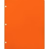 Lion 2-Pocket Plastic Folder for Binder, Mandarin Orange, Pack of
