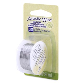 Artistic Wire, 30 Gauge Stainless Steel Craft Wire, 30 yd