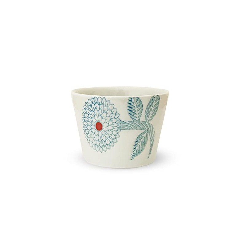 J-kitchens Tea Cup with Soba Boar, Hasamiyaki, Made in Japan,