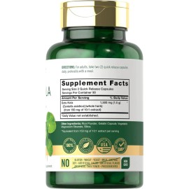 Gotu Kola Centella Asiatica Capsulas 1500mg Apoyo Cerebral