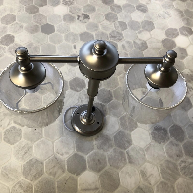 SunLink 4 SunLink Camper RV 12V Ceiling 2 Light Chandelier