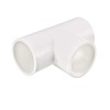 sourcing map 40mm Slip Tee PVC Pipe Fitting, T-Shaped Coupling
