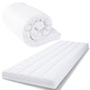 Aurour 4Inch Cot Mattress Topper, Quilted Soft Portable Pads for