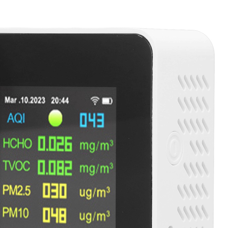 9 in 1 Air Quality Monitor WiFi Air Detector Color