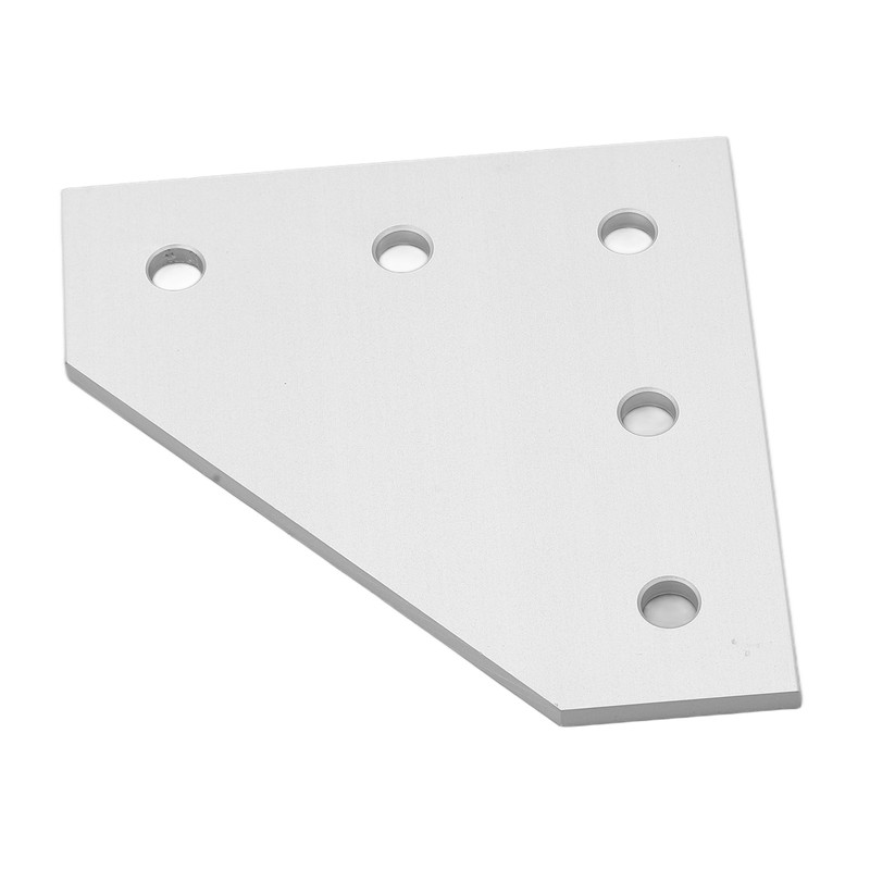 5PCS Flat Tie Plate Aluminum Alloy 5 Holes Compression Resistance