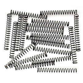Musiclily Pro 4.5X35mm Steel Springs for Electric Bass Bridge Saddle, Black (Set of 20)