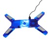 KOMBIUDA Laptop Cooling Stand with LED Fan Port USB Hub
