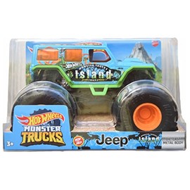 Hot Wheels Monster Trucks Jeeps - Island Tours 1:24 Scale
