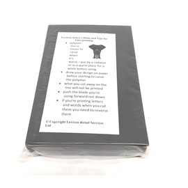 Lexicon Select Double-Sided Lino Printing Blocks – 100 x 150mm Soft Polymer – Pack of 10 – Easy-Carve Plates for Stamp & Block Printmaking
