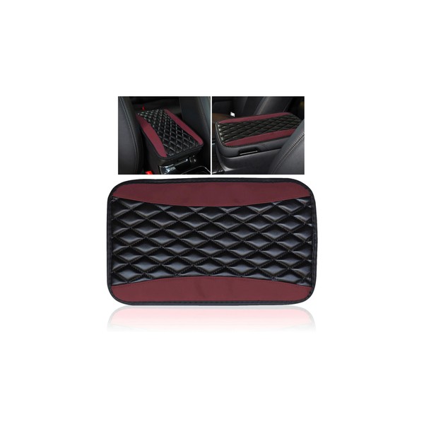 Couslcd Auto Center Console Pad, Universal Waterproof Armrest Seat Box