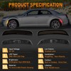 POPMOTORZ Full LED Front Rear Side Marker Lights Kits 4